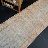 3’ x 13’ Persian Malayer Runner Blue, Terra Cotta & Brown '2798
