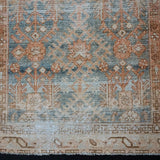 3’ x 13’ Persian Malayer Runner Blue, Terra Cotta & Brown '2798