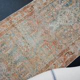 3’ x 13’ Persian Malayer Runner Blue, Terra Cotta & Brown '2798