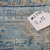 3’ x 13’ Persian Malayer Runner Blue, Terra Cotta & Brown '2798