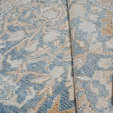5’ x 9’11 Classic Antique Gallery Rug Muted Denim Blue, Ivory + Camel SB '4423