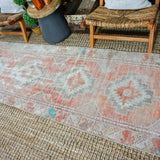3 x 10 Vintage Oushak 3425