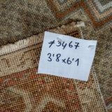4 x 7 Vintage Oushak 3467