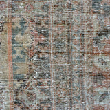 10’ x 13’7 Classic Vintage Rug Muted Black, Rust, Gray + Slate SB '4479