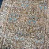 5’4 x 9’9 Classic Vintage Gallery Rug Muted Brown, Blue + Green '4482