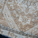 4’8 x 9’10 Classic Vintage Rug Muted Cream, Eggshell Blue + Camel SB '4430