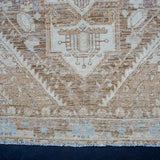 4’8 x 9’10 Classic Vintage Rug Muted Cream, Eggshell Blue + Camel SB '4430