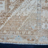 4’8 x 9’10 Classic Vintage Rug Muted Cream, Eggshell Blue + Camel SB '4430