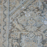 4’ x 6’4 Classic Antique Rug Muted Eggshell Blue, Camel Beige + Taupe SB