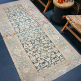 3’4 x 7’4 Classic Antique Rug Muted Red, Blue + Beige SB '4615