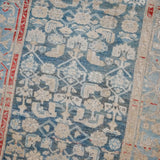 3’4 x 7’4 Classic Antique Rug Muted Red, Blue + Beige SB '4615