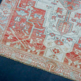 4’1 x 6’3 Classic Vintage Rug Blue, Red and Cream SB