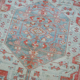 4’1 x 6’3 Classic Vintage Rug Blue, Red and Cream SB