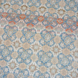 3’6 x 5’1 Classic Vintage Carpet Muted Denim Blue, Beige + Cream SB