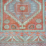 3’2 x 6’2 Vintage Turkish Milas Rug Muted Copper, Mauve + Beige SB ok '4327