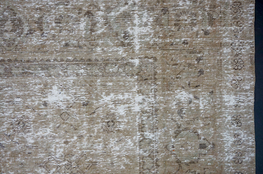 8’9 x 11’9 Classic Vintage Rug Muted Greige + Sage Green SB