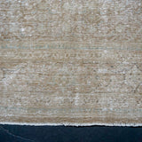 9’9 x 12’10 Classic Vintage Rug Muted Camel Brown & Gray SB '4689