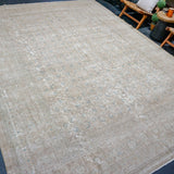 9’9 x 13’5 Classic Vintage Rug Muted Greige, Blue + Camel SB '4694