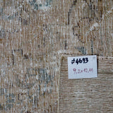 9’2 x 12’11 Classic Vintage Rug Muted Greige, Blue + Camel SB