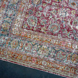 9’10 x 12’7 Classic Vintage Rug Violet, Turquoise & Burnt Orange SB