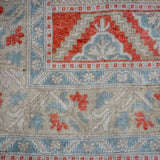 5’10 x 11’ Vintage Turkish Taspinar Carpet Muted Copper, Sage + Seafoam Green '3351