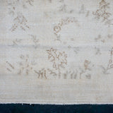 6’9 x 10’1 Vintage Oushak Rug Muted Beige & Brown SB '4406