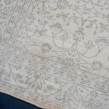 6’8 x 10’6 Vintage Oushak Rug Beige, Brown + Gray '4404