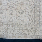 6’8 x 10’6 Vintage Oushak Rug Beige, Brown + Gray '4404