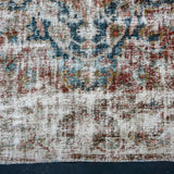 10’ x 13’ Classic Vintage Rug Muted Blue, Wine & Green SB
