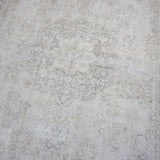 8’6 x 12’8 Vintage Oushak Rug Muted Beige & Purple Gray SB '4409
