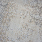 8’6 x 12’8 Vintage Oushak Rug Muted Beige & Purple Gray SB '4409
