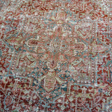 9’8 x 12’9 Classic Vintage Carpet Wine, Blue & Green SB '4668
