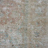 9’6 x 13’1 Classic Vintage Carpet Gray, Camel, Wine + Denim Blue SB '4711