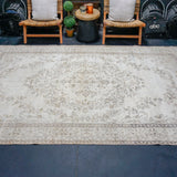 7 x 11 Vintage Oushak 4528