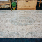 5 x 9 Vintage Oushak 2664