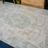 5 x 9 Vintage Oushak 2664