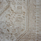7’ x 9’10 Classic Antique Rug Muted Beige + Brown '4281