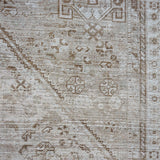7’ x 9’10 Classic Antique Rug Muted Beige + Brown '4281