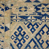 2’9 x 12’ Vintage Herki Runner Dark Navy Blue & Olive Green '2526