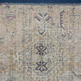 2’5 x 9’7 Classic Antique Runner Dark Camel, Taupe + Wine '4656