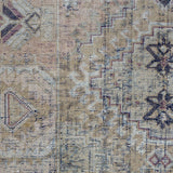 2’5 x 9’7 Classic Antique Runner Dark Camel, Taupe + Wine '4656