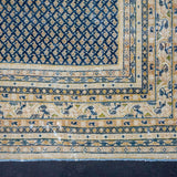 8’ x 10’1 Classic Vintage Carpet Muted Midnight Blue, Beige & Camel SB '4715