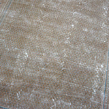 9’8 x 13’ Classic Vintage Carpet Muted Camel Brown, Denim Blue & Gray SB