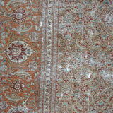 9’8 x 12’6 Classic Antique Carpet Muted Camel Brown, Copper & Sage SB