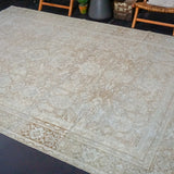 8’4 x 12’ Classic Vintage Rug Muted Blue, Gray and Bronze 60’s Carpet SB