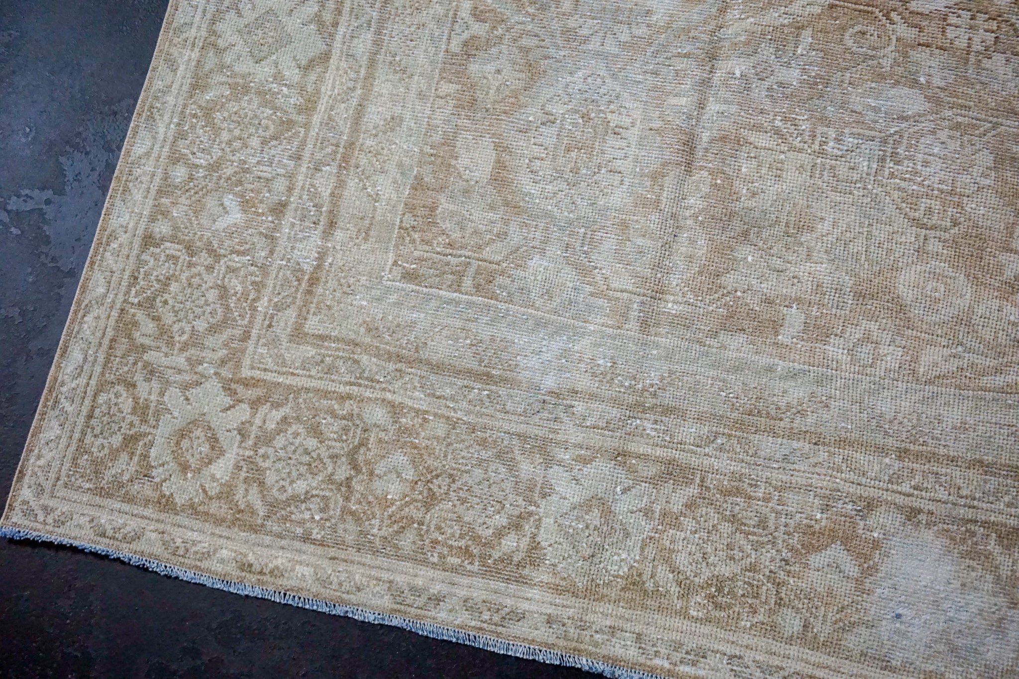 8’4 x 12’ Classic Vintage Rug Muted Blue, Gray and Bronze 60’s Carpet ...