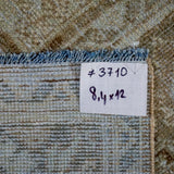 8’4 x 12’ Classic Vintage Rug Muted Blue, Gray and Bronze 60’s Carpet SB