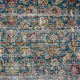9’7 x 12’3 Classic Antique Carpet Muted Turquoise, Bone Gray & Violet SB '4726