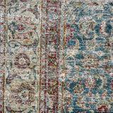 9’7 x 12’3 Classic Antique Carpet Muted Turquoise, Bone Gray & Violet SB '4726