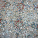 9’6 x 12’8 Classic Antique Rug Muted Blue, Gray & Wine SB '4728